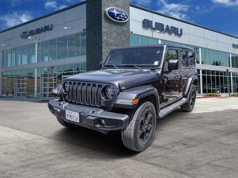 Used 2021 Jeep Wrangler Unlimited Sahara AWD/4WD image 1