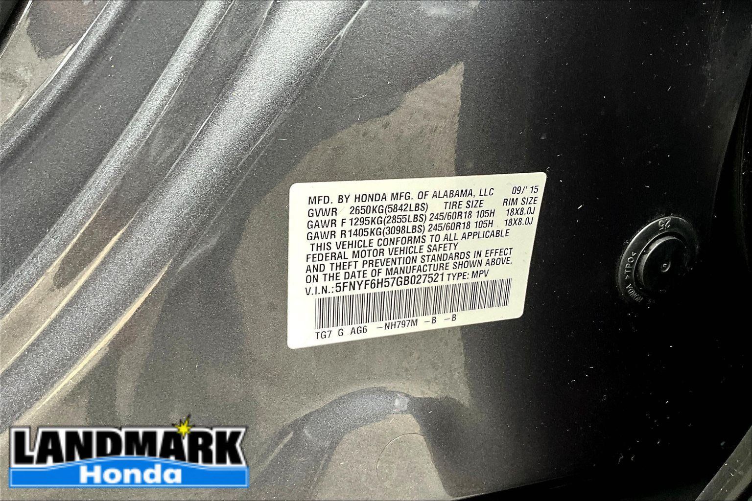 Used 2016 Honda Pilot EX-L image 36