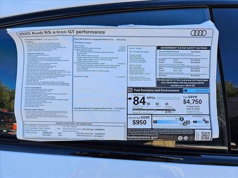 New 2025 Audi RS e-tron GT performance image 18