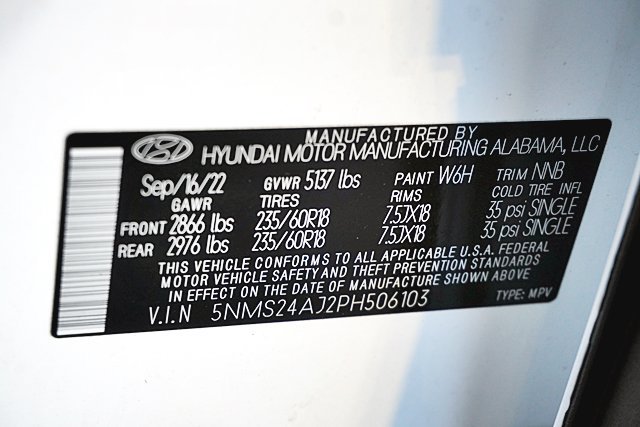 Certified 2023 Hyundai Santa Fe SEL FWD image 15