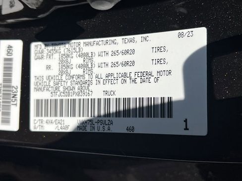 Used 2023 Toyota Tundra Limited AWD/4WD image 27