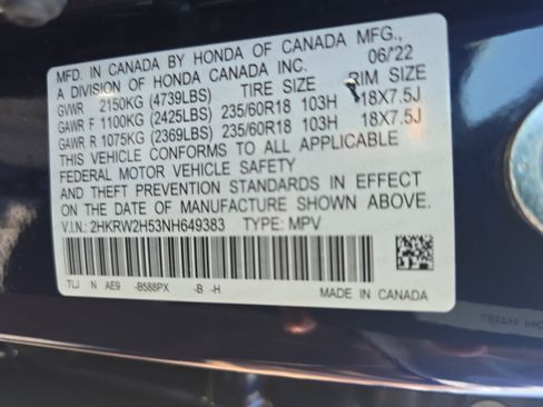 Used 2022 Honda CR-V EX image 33