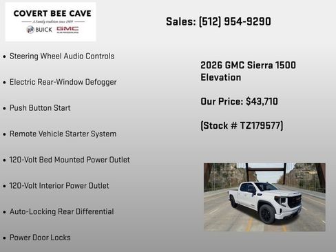 New 2026 GMC Sierra 1500 Elevation AWD/4WD image 30