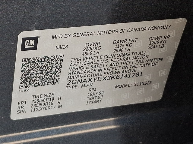 Used 2019 Chevrolet Equinox Premier AWD/4WD image 29