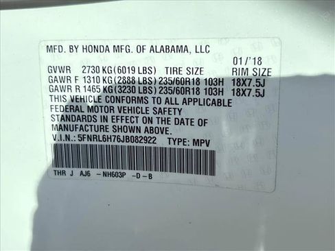 Used 2018 Honda Odyssey EX-L image 26