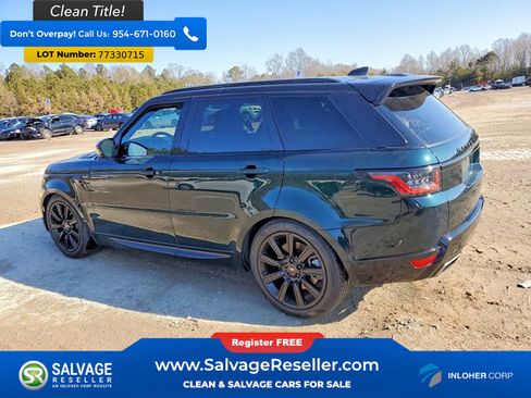 Used 2020 Land Rover Range Rover Sport HSE AWD/4WD image 3