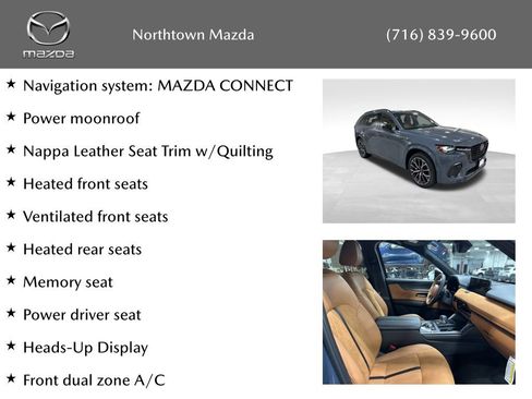 Certified 2025 MAZDA CX-70 3.3 Turbo S w/ Premium Plus image 10