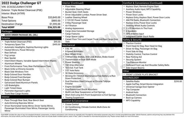 Used 2022 Dodge Challenger GT RWD image 37