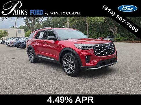 Certified 2025 Ford Explorer Platinum w/ Ultimate Package RWD image 1