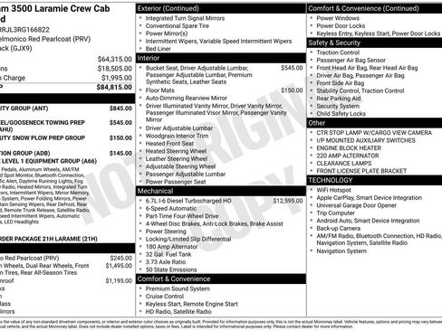 Used 2024 RAM 3500 Laramie w/ Bed Utility Group AWD/4WD image 28