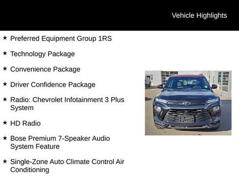 Used 2022 Chevrolet TrailBlazer RS w/ Technology Package image 12