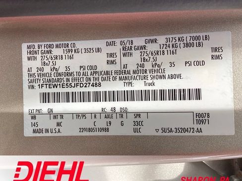 Used 2018 Ford F150 XLT w/ Equipment Group 302A Luxury AWD/4WD image 10