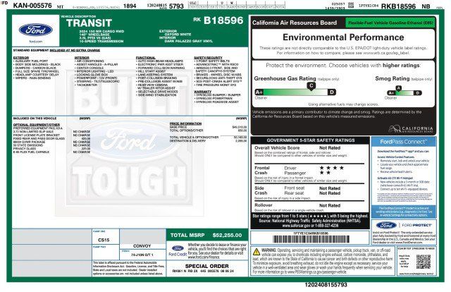 Used 2024 Ford Transit 150 148 Medium Roof RWD image 3