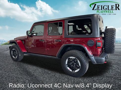 Used 2021 Jeep Wrangler Unlimited Rubicon w/ Uconnect 4C Nav & Sound Group AWD/4WD image 3