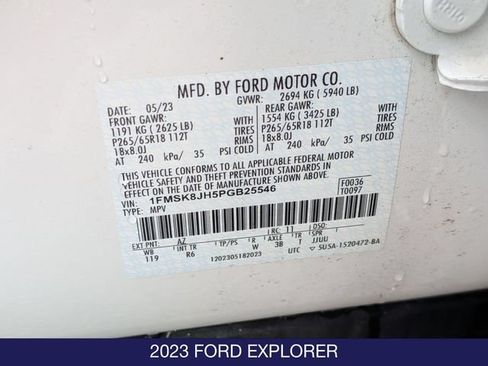 Certified 2023 Ford Explorer Timberline AWD/4WD image 33