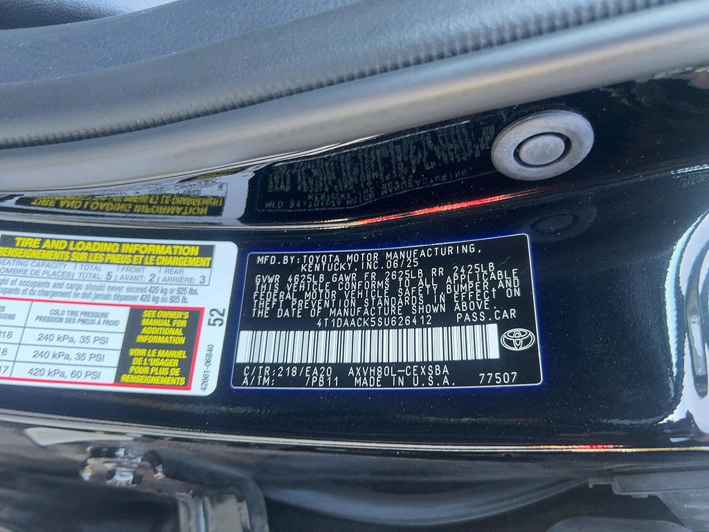 Certified 2025 Toyota Camry SE FWD image 6