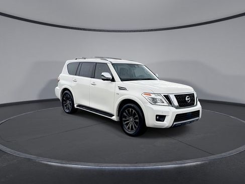 Used 2019 Nissan Armada Platinum w/ Captain's Chairs Package image 2