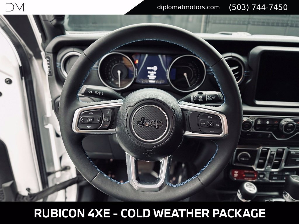 Used 2023 Jeep Wrangler Unlimited Rubicon 4xe w/ Cold Weather Group AWD/4WD image 24