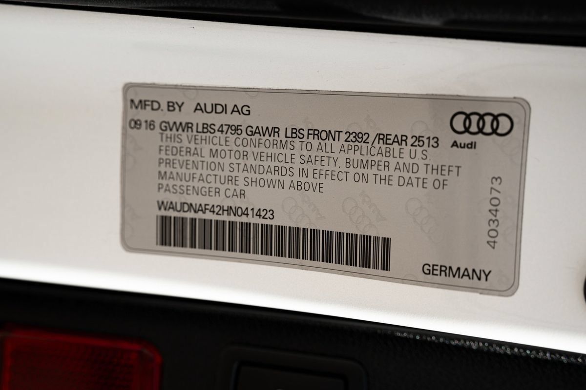 Used 2017 Audi A4 2.0T Premium w/ Convenience Package AWD/4WD image 40