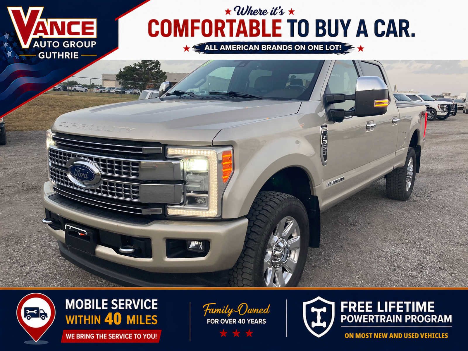 Used 2017 Ford F350 Platinum w/ Platinum Ultimate Package AWD/4WD image 1
