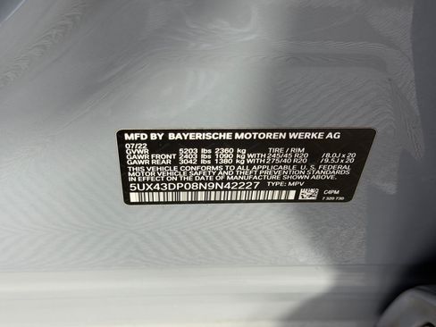 Used 2022 BMW X3 sDrive30i w/ M Sport Package 2 RWD image 27