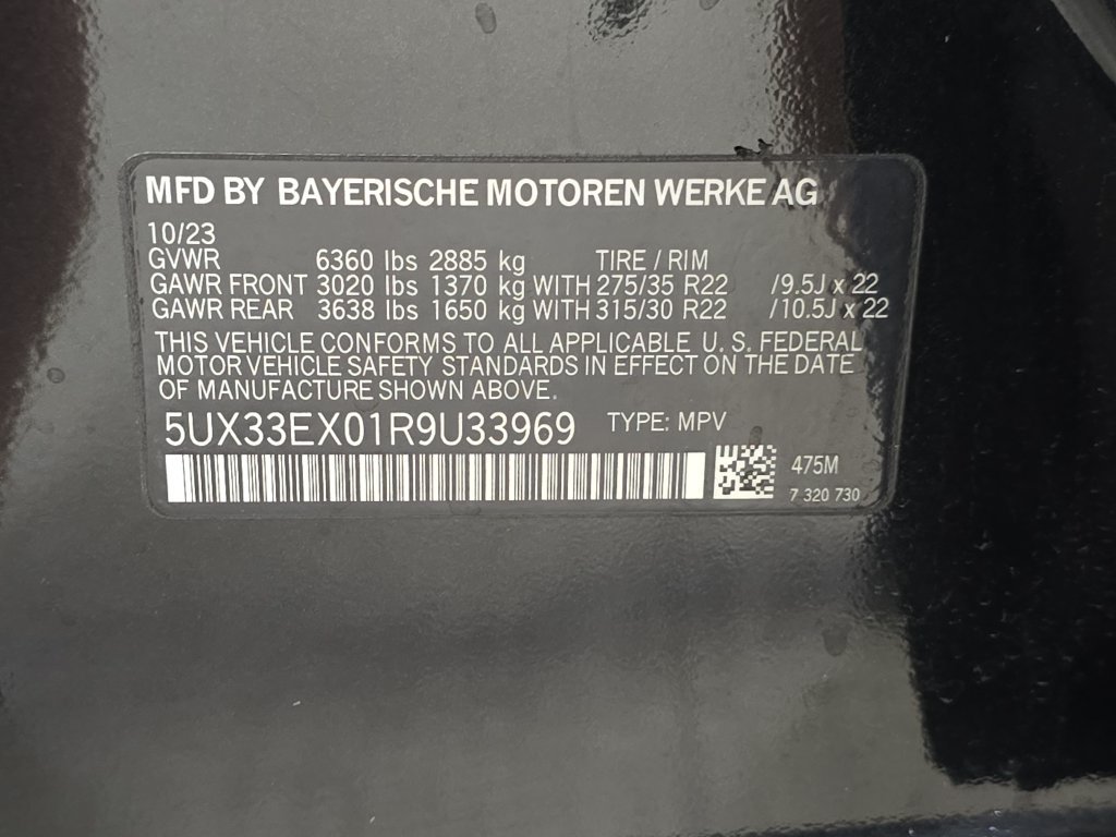 Used 2024 BMW X6 xDrive40i w/ Executive Package AWD/4WD image 34