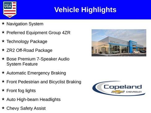 New 2026 Chevrolet Colorado ZR2 w/ Technology Package AWD/4WD image 3