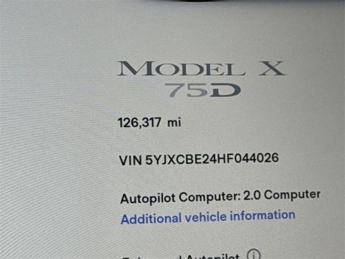 Used 2017 Tesla Model X 75D image 30