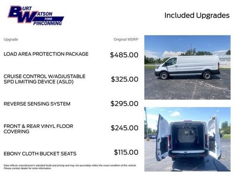 Used 2021 Ford Transit 250 Low Roof w/ Load Area Protection Package RWD image 3