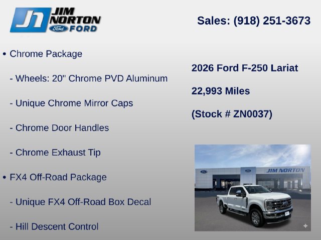 Used 2026 Ford F250 Lariat w/ Chrome Package AWD/4WD image 11