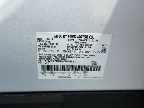 Used 2019 Ford Explorer XLT w/ Equipment Group 202A FWD image 26