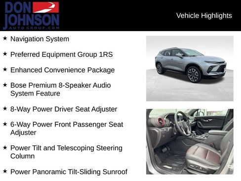 Used 2025 Chevrolet Blazer RS w/ Enhanced Convenience Package AWD/4WD image 6
