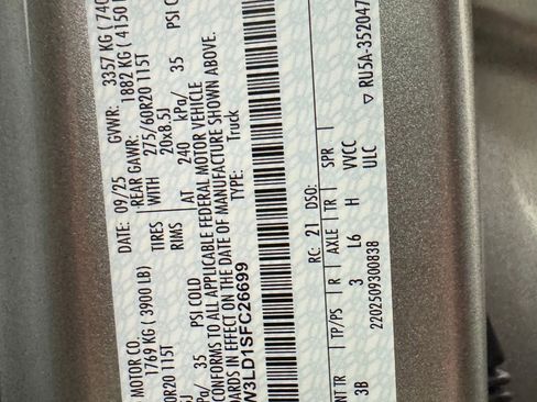 New 2025 Ford F150 XLT w/ Equipment Group 303A High image 22