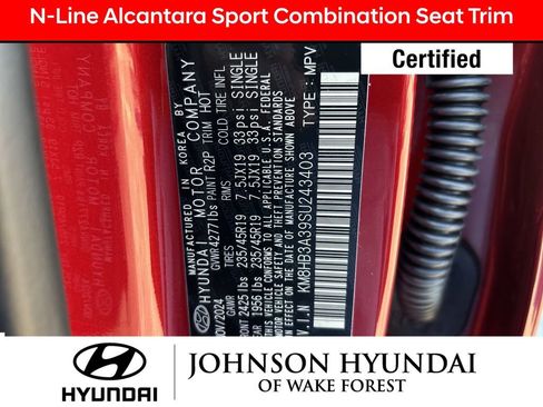 Certified 2025 Hyundai Kona N Line S image 18