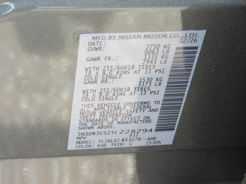 New 2026 Nissan Pathfinder SL FWD image 21