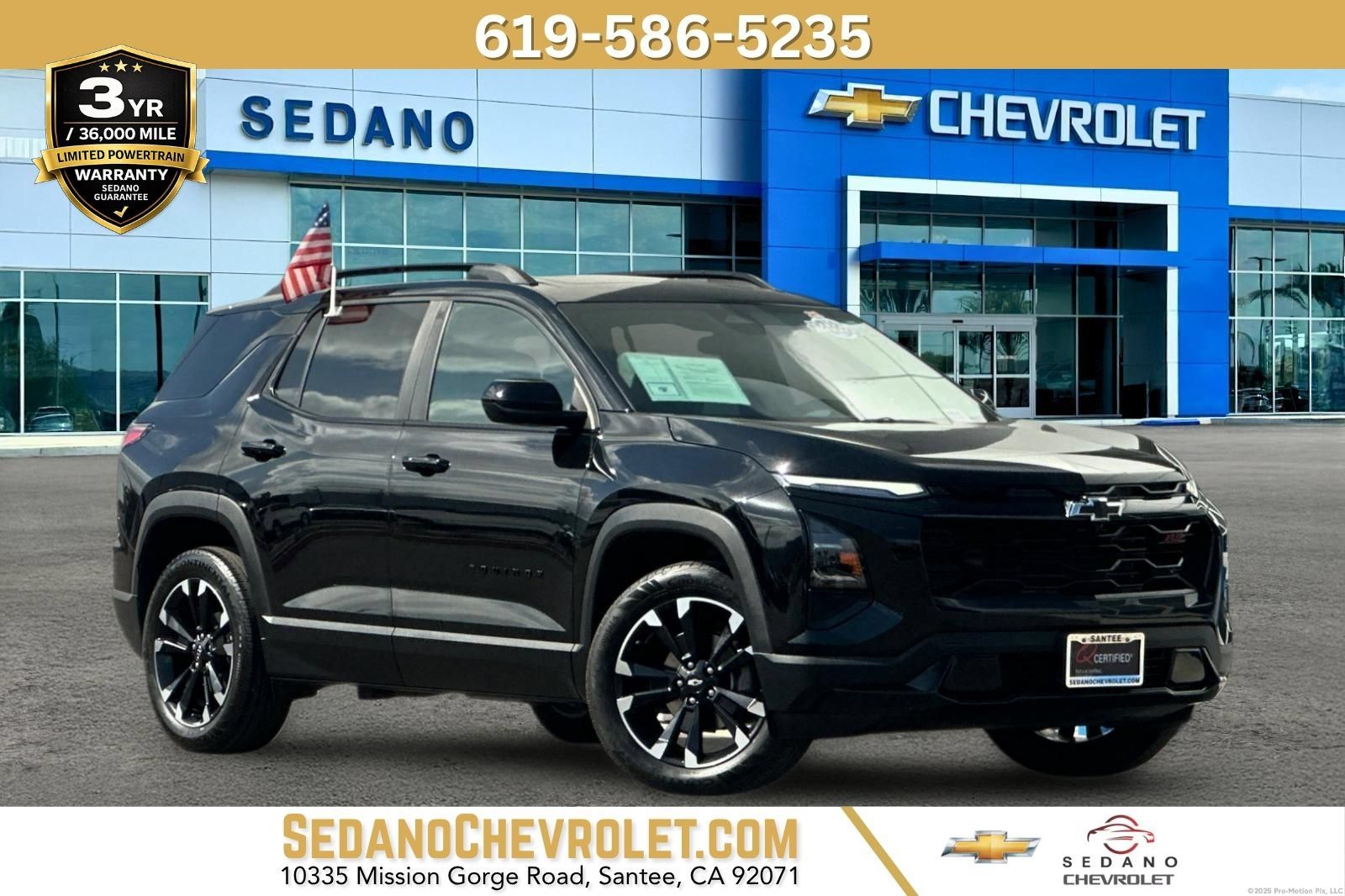 Used 2025 Chevrolet Equinox RS w/ Convenience Package III AWD/4WD image 1