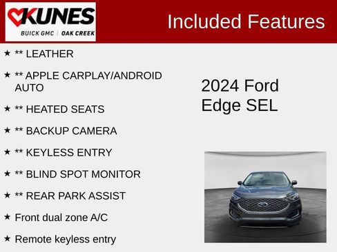 Used 2024 Ford Edge SEL AWD/4WD image 2