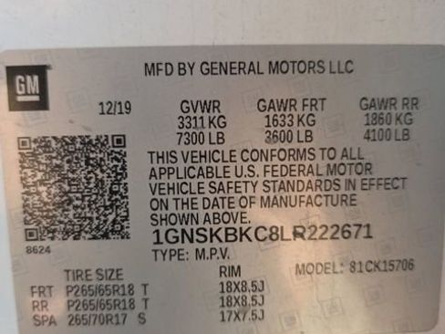 Used 2020 Chevrolet Tahoe LT image 6