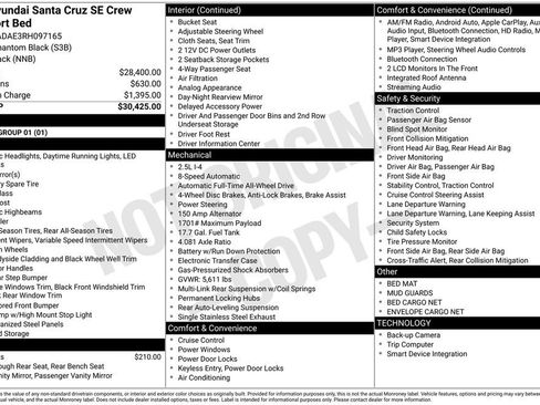 Used 2024 Hyundai Santa Cruz SE AWD/4WD image 17