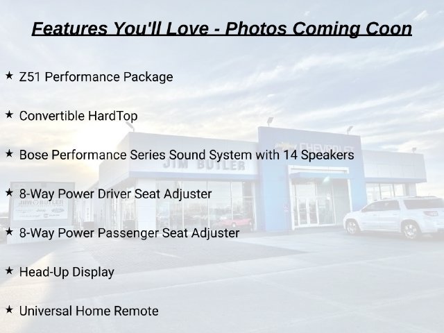 Used 2026 Chevrolet Corvette Stingray Preferred Conv w/ Z51 Performance Package RWD image 3