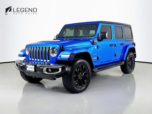 Used 2023 Jeep Wrangler Unlimited Sahara w/ Cold Weather Group AWD/4WD image 1