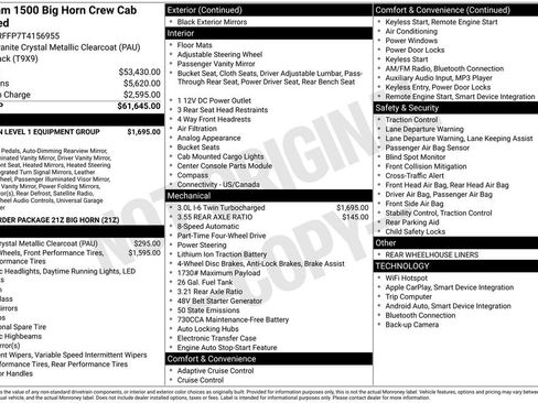 New 2026 RAM 1500 Big Horn AWD/4WD image 15