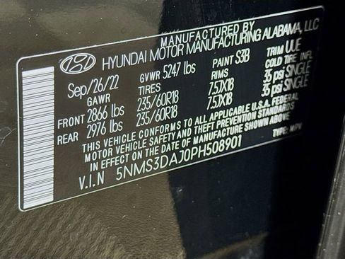 Used 2023 Hyundai Santa Fe SEL w/ Premium Package AWD/4WD image 17