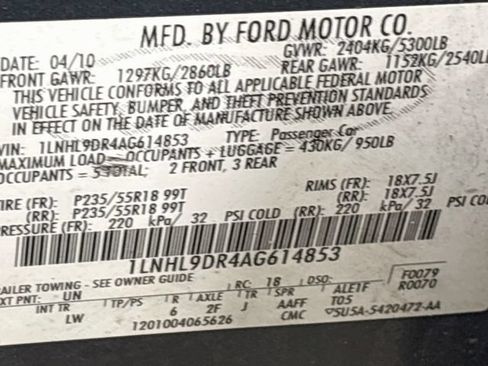 Used 2010 Lincoln MKS FWD image 20