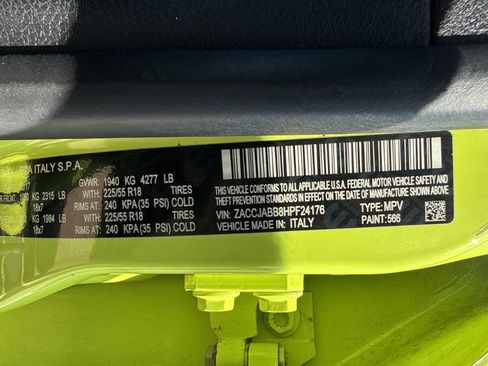 Used 2017 Jeep Renegade Altitude FWD image 17