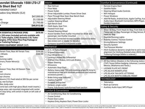 Used 2022 Chevrolet Silverado 1500 LT w/ LPO, Dark Essentials Package image 35