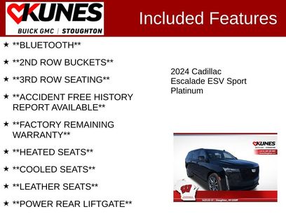 Used 2024 Cadillac Escalade ESV Sport Platinum