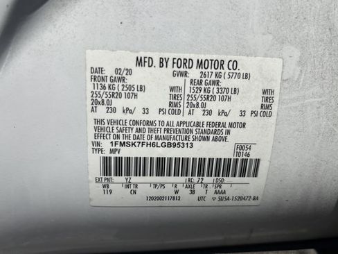 Used 2020 Ford Explorer Limited RWD image 13