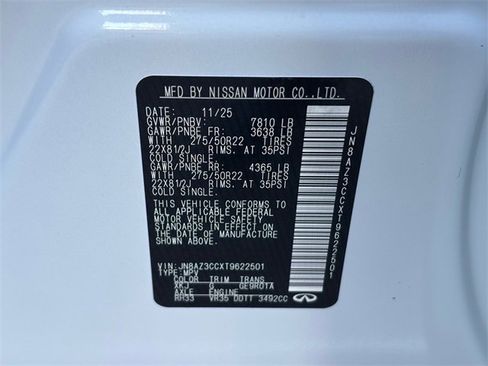 New 2026 INFINITI QX80 Autograph image 24