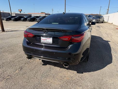 Used 2023 INFINITI Q50 Red Sport 400 w/ Black Opal Edition image 6
